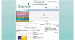 Desktop Screenshot of prevensegepis.com.br